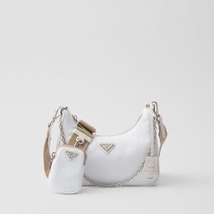 Prada Re-Edition 2005 Re-Nylon White bag